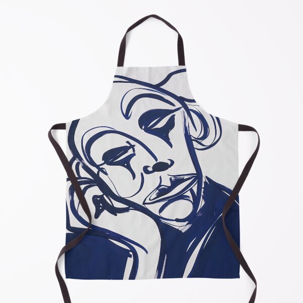 Item preview, Buffoon - Blue Abstract Art designed and sold by shadow-bloom.