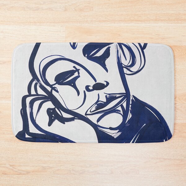 Item preview, Buffoon - Blue Abstract Art designed and sold by shadow-bloom.