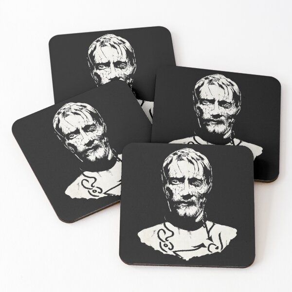 Item preview, One-Eye - Mads Mikkelsen Valhalla Rising Ink Portrait designed and sold by surmind.