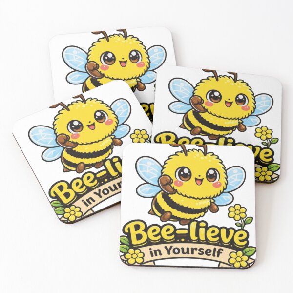 Item preview, Bee Lieve in your self design stickers ! Bee Lieve in Yourself — Cute Motivational Bee Sticker | Vinyl Waterproof Sticker | Laptop, Water Bottle, Journal Decal | Positivity Gift designed and sold by Ulikedigital14.