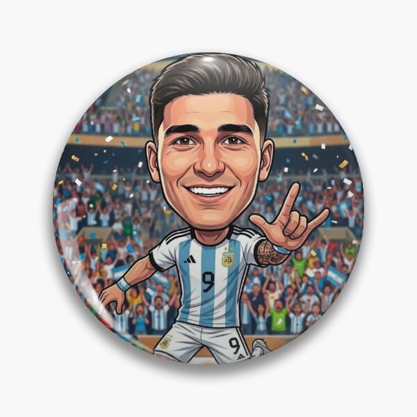Item preview, Julián Alvarez "La Araña" forward for the Argentine national team designed and sold by imagbusiness.