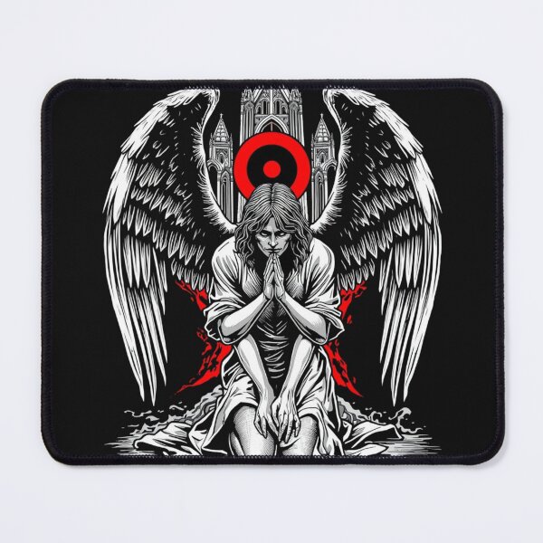 Item preview, Praying Angel Dark Gothic Aesthetic Graphic designed and sold by DarkDroppp.