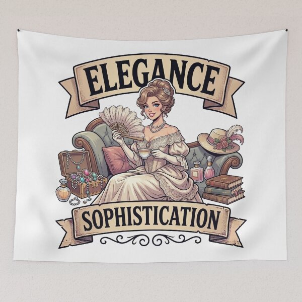 Item preview, Victorian Lady: Retro Elegance and Sophistication designed and sold by JonelleTshirts.