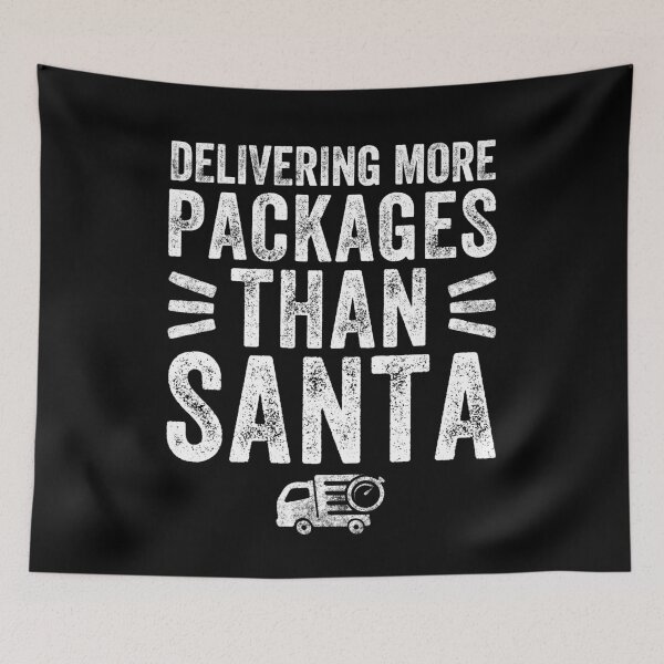 Item preview, Delivering more packages than santa - Postman designed and sold by Captain Mood.