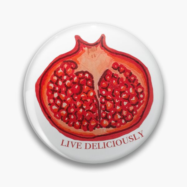 Item preview, Live Deliciously Pomegranate designed and sold by motherofswans.