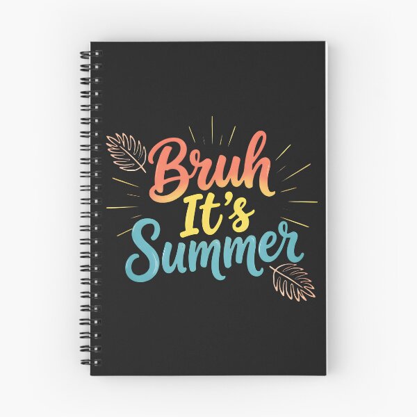 Item preview, Bruh It's Summer Funny Summer Typography T-Shirt Beach Vacation Graphic designed and sold by Lozarux.