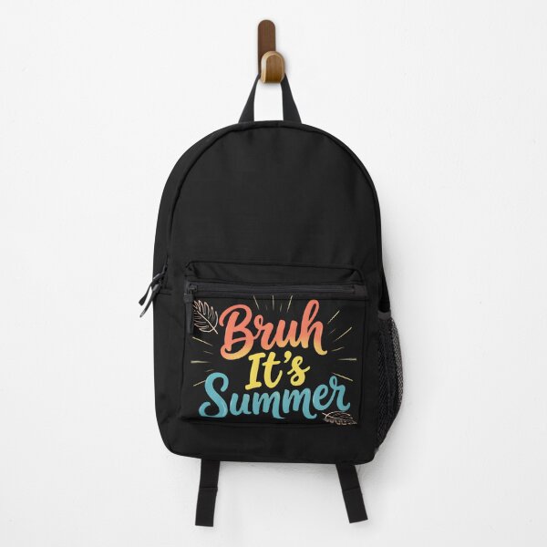 Item preview, Bruh It's Summer Funny Summer Typography T-Shirt Beach Vacation Graphic designed and sold by Lozarux.