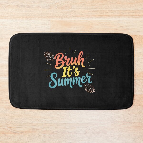 Item preview, Bruh It's Summer Funny Summer Typography T-Shirt Beach Vacation Graphic designed and sold by Lozarux.