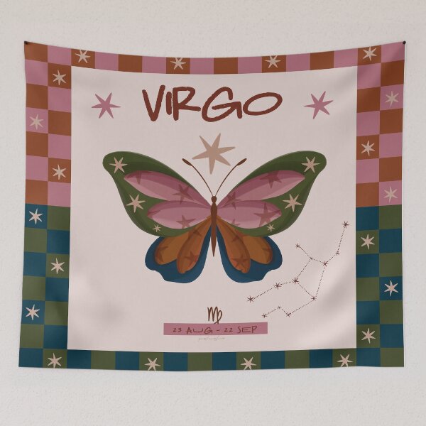 Item preview, Virgo Zodiac – Celestial Astrology Illustration  designed and sold by prikanashiro.
