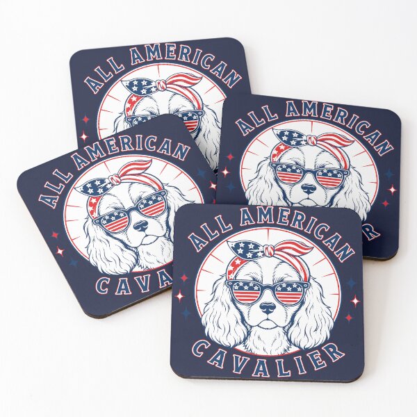 Item preview,  American Cavalier - Red White Blue designed and sold by Kaurisdigital.