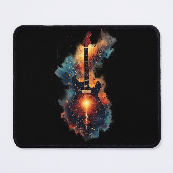 Item preview, Vibrant Abstract Electric Guitar Watercolor Splatter Music designed and sold by UrbanPrts.