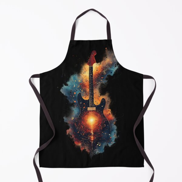 Item preview, Vibrant Abstract Electric Guitar Watercolor Splatter Music designed and sold by UrbanPrts.
