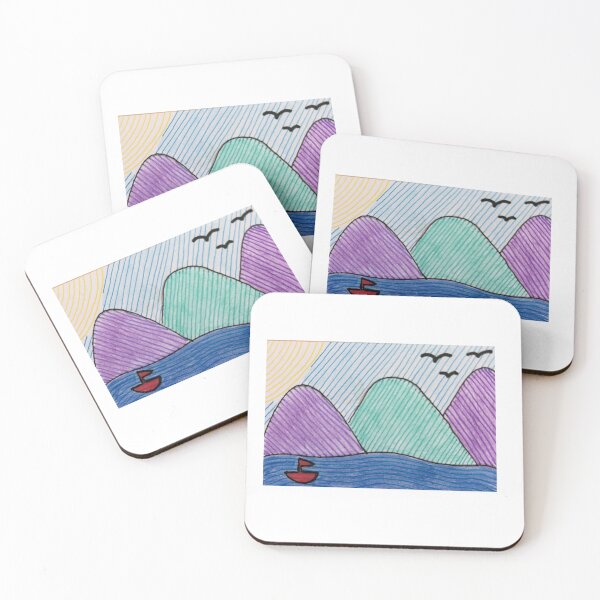 Item preview, Sailboat Mountain Landscape designed and sold by M1234s.
