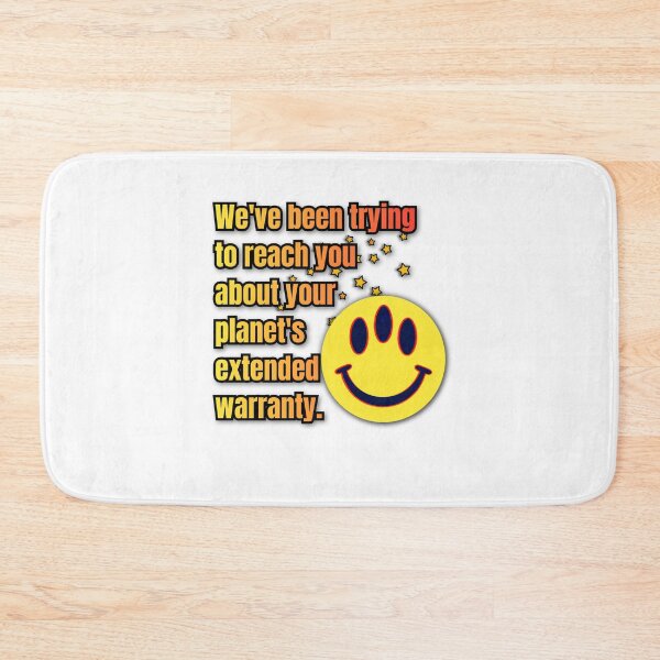Item preview, Your Planet’s Extended Warranty – Funny Retro Alien Smiley Face designed and sold by pulse_retail.