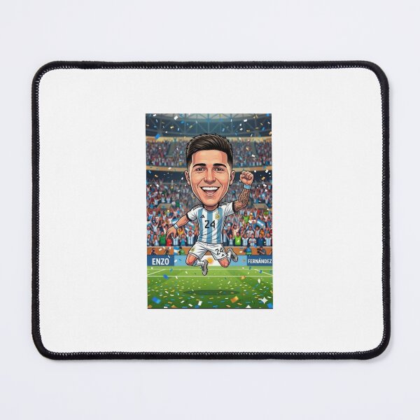 Item preview, Enzo Fernández. Player for the Argentine national football team. designed and sold by imagbusiness.
