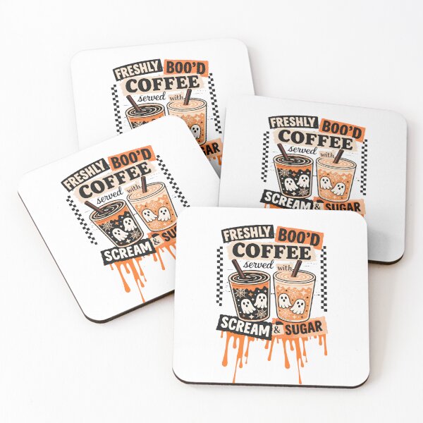 Item preview, Freshly boo’d coffee served with scream and sugar  designed and sold by TeeUp2.