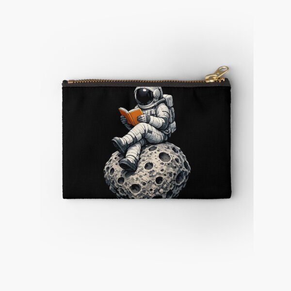 Item preview, Astronaut Reading a Book on a Meteor Premium Space Illustration designed and sold by builtforyou.