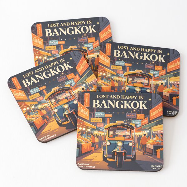 Item preview, BANGKOK THAILAND TUK TUK designed and sold by Arty Art.