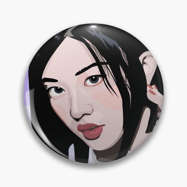 Item preview, Minju Illit in a stunning digital art vector portrait designed and sold by Aome22.