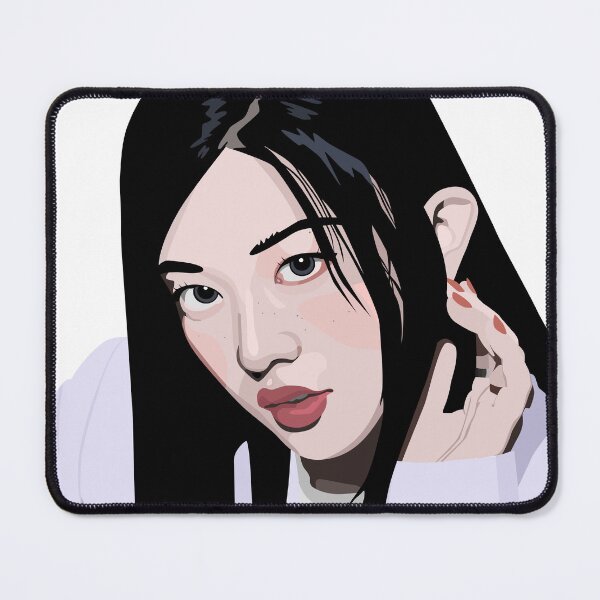 Item preview, Minju Illit in a stunning digital art vector portrait designed and sold by Aome22.