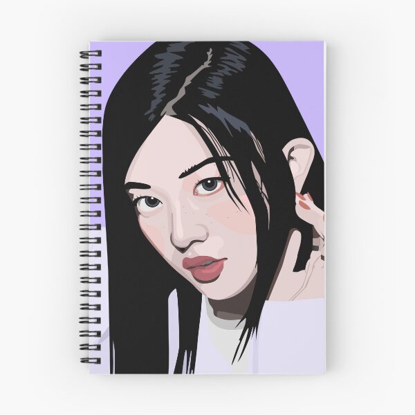 Item preview, Minju Illit in a stunning digital art vector portrait designed and sold by Aome22.
