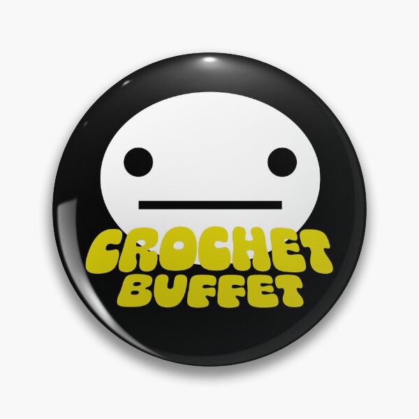 Item preview, Crochet Buffet Logo Yellow designed and sold by CrochetBuffet.