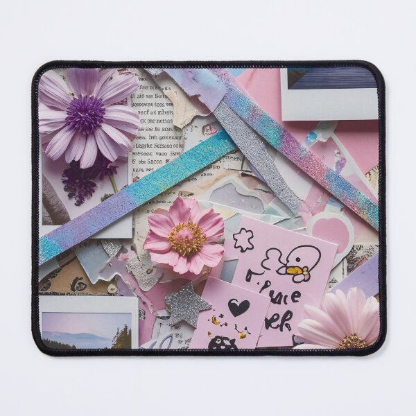 Item preview, Vintage Chaos: Maximalist Scrapbook Dusty Rose and Gold designed and sold by teresazeta.