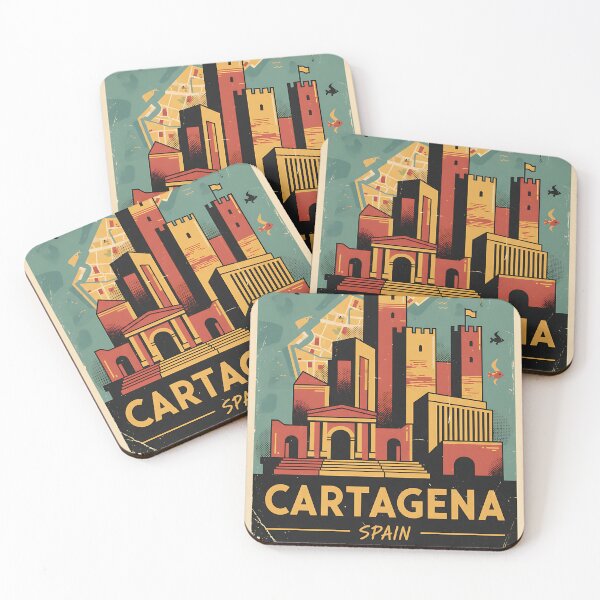 Item preview, Cartagena Spain 1950s Vintage Travel Tourism designed and sold by TravelersGems.