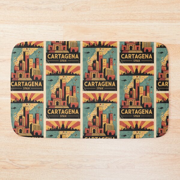 Item preview, Cartagena Spain 1950s Vintage Travel Tourism designed and sold by TravelersGems.
