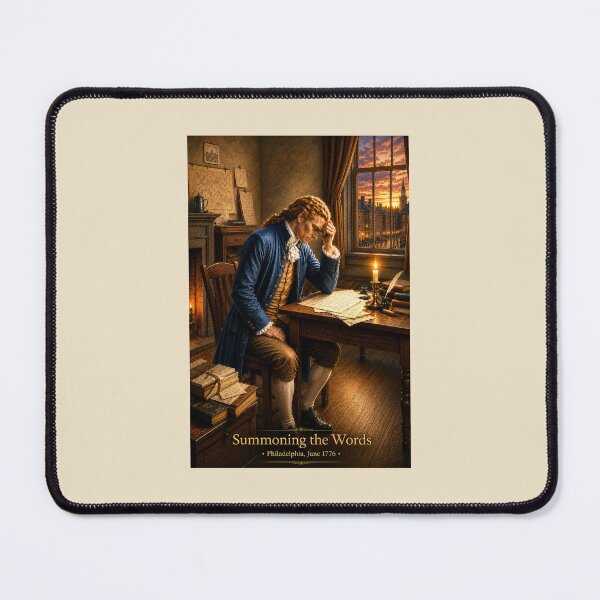 Item preview, Summoning the Words — Thomas Jefferson, June 1776 designed and sold by Novel Works Studio.