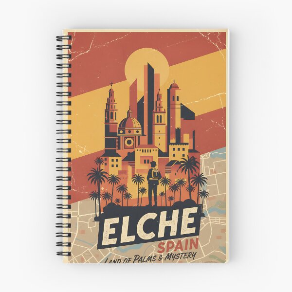 Item preview, Elche Spain 1950s Vintage Travel Tourism designed and sold by TravelersGems.