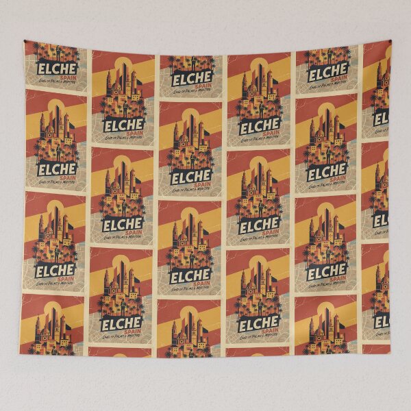 Item preview, Elche Spain 1950s Vintage Travel Tourism designed and sold by TravelersGems.