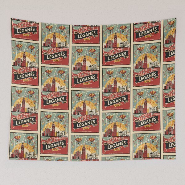 Item preview, Leganes Spain 1950s Vintage Travel Tourism designed and sold by TravelersGems.