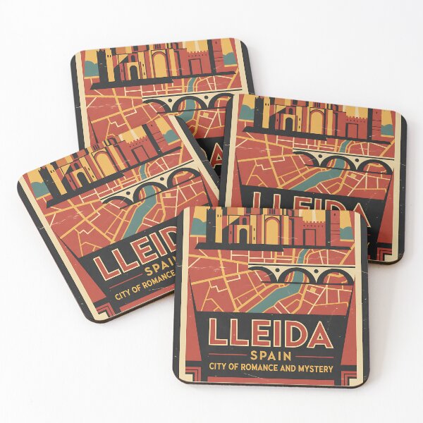 Item preview, Lleida Spain 1950s Vintage Travel Tourism designed and sold by TravelersGems.