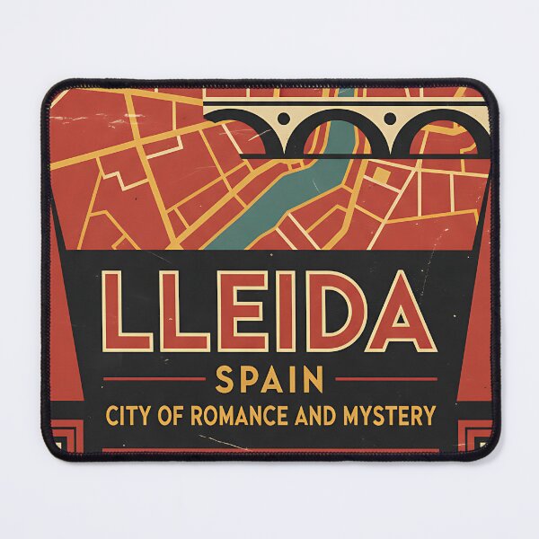 Item preview, Lleida Spain 1950s Vintage Travel Tourism designed and sold by TravelersGems.