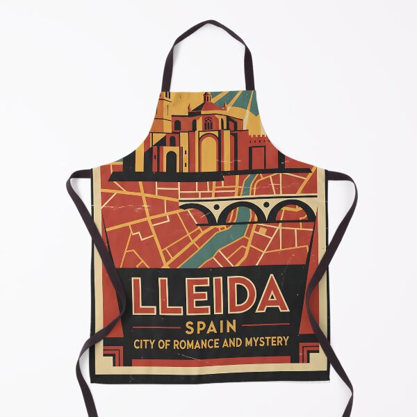 Item preview, Lleida Spain 1950s Vintage Travel Tourism designed and sold by TravelersGems.