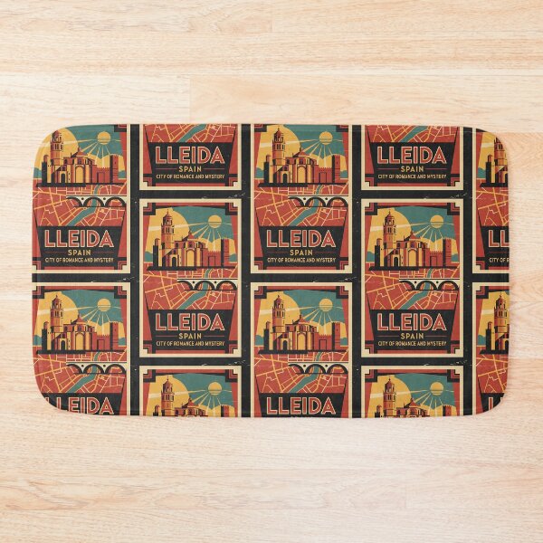 Item preview, Lleida Spain 1950s Vintage Travel Tourism designed and sold by TravelersGems.