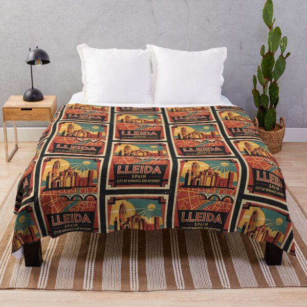 Item preview, Lleida Spain 1950s Vintage Travel Tourism designed and sold by TravelersGems.