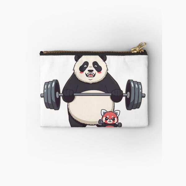 Item preview, Go Hard Or Go To Sleep Unbearable Weights Gym Panda designed and sold by LazyBearStudio..