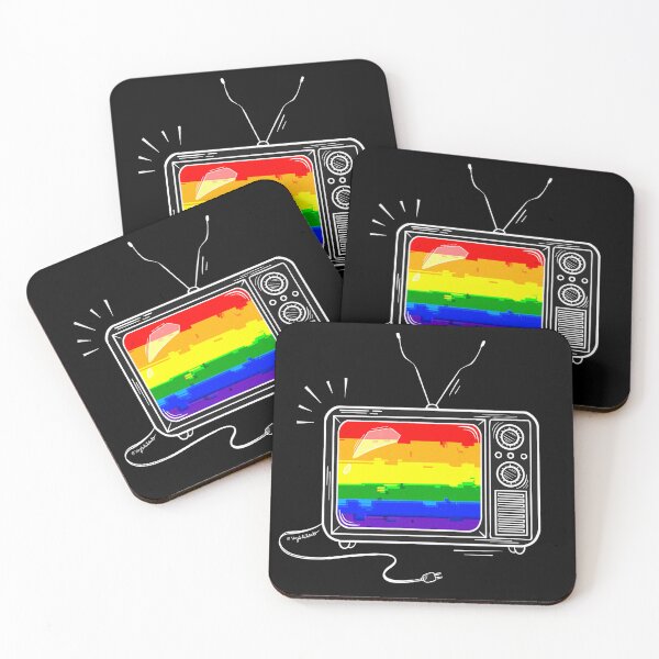 Item preview, Pride Flag Retro TV - Rainbow/LGBTQ+ designed and sold by heysoleilart.