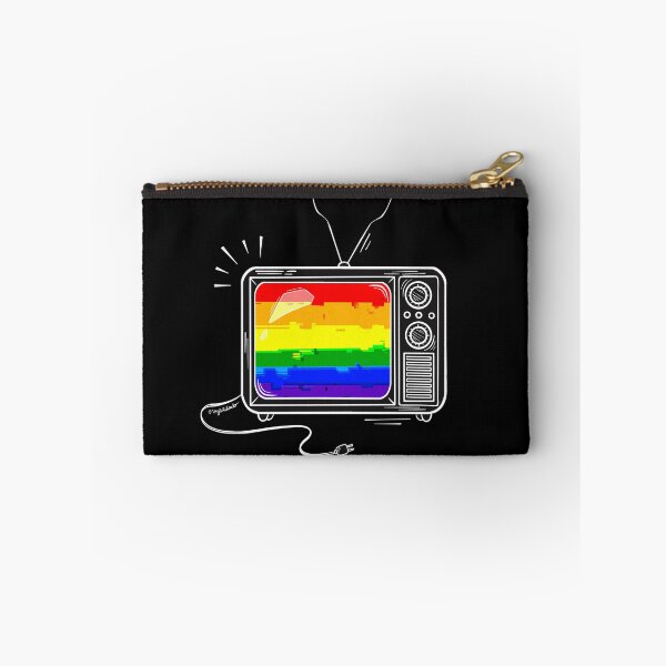 Item preview, Pride Flag Retro TV - Rainbow/LGBTQ+ designed and sold by heysoleilart.