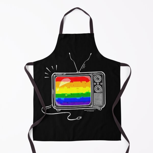Item preview, Pride Flag Retro TV - Rainbow/LGBTQ+ designed and sold by heysoleilart.