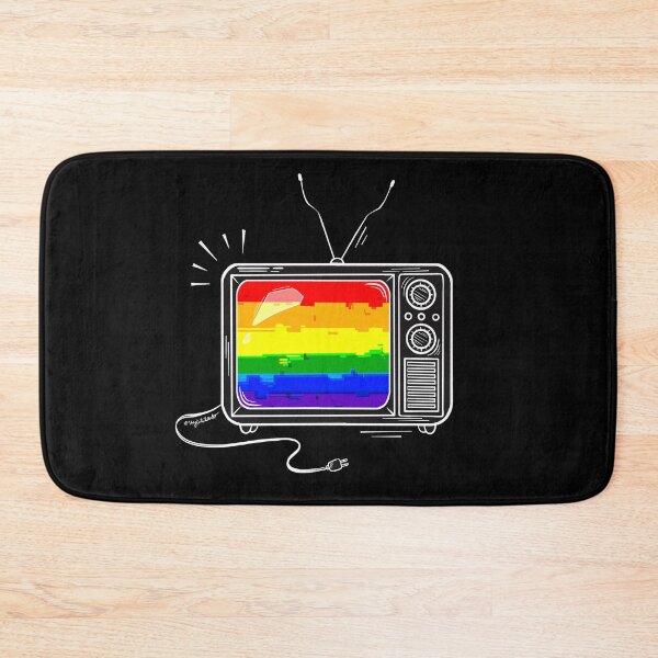 Item preview, Pride Flag Retro TV - Rainbow/LGBTQ+ designed and sold by heysoleilart.