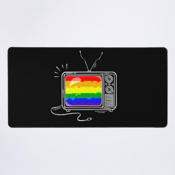 Item preview, Pride Flag Retro TV - Rainbow/LGBTQ+ designed and sold by heysoleilart.