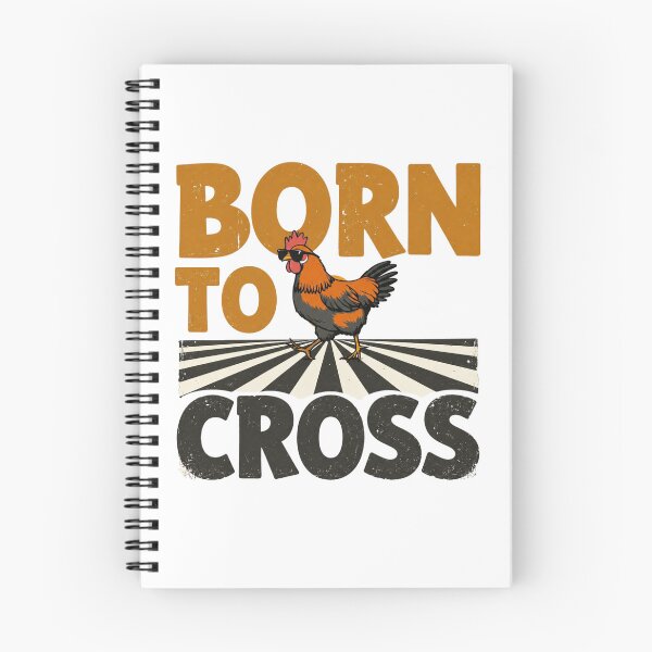 Item preview, Born to Cross Funny Rooster Design  designed and sold by The Sandy Design Store.