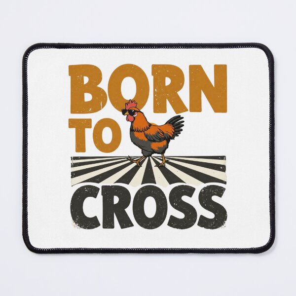 Item preview, Born to Cross Funny Rooster Design  designed and sold by The Sandy Design Store.