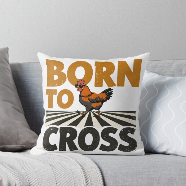 Item preview, Born to Cross Funny Rooster Design  designed and sold by The Sandy Design Store.