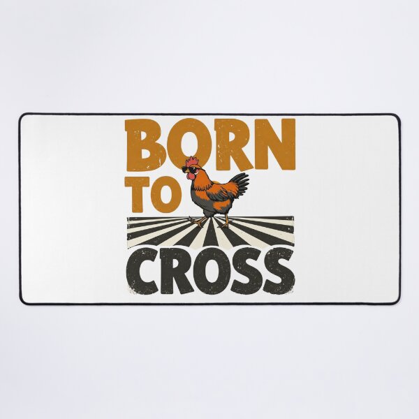 Item preview, Born to Cross Funny Rooster Design  designed and sold by The Sandy Design Store.
