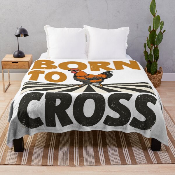 Item preview, Born to Cross Funny Rooster Design  designed and sold by The Sandy Design Store.