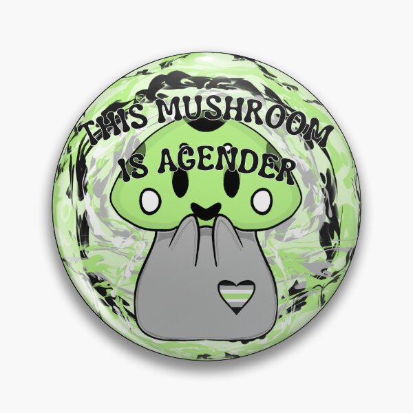 Item preview, This Mushroom is Agender designed and sold by PhoenixGrimm.